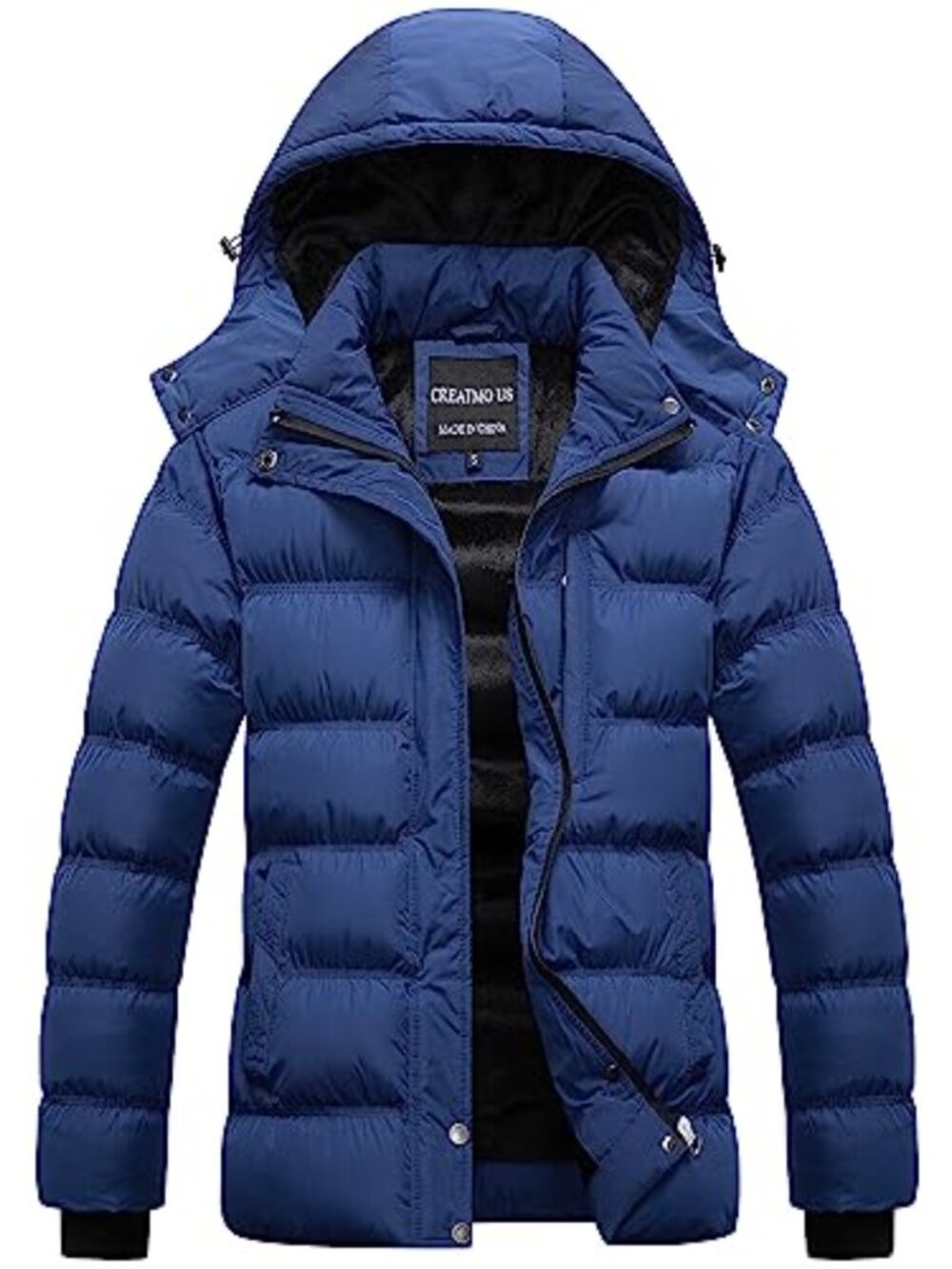 Women's Warm Winter Ski Jacket Waterproof Puffer Coat Detachable Hood